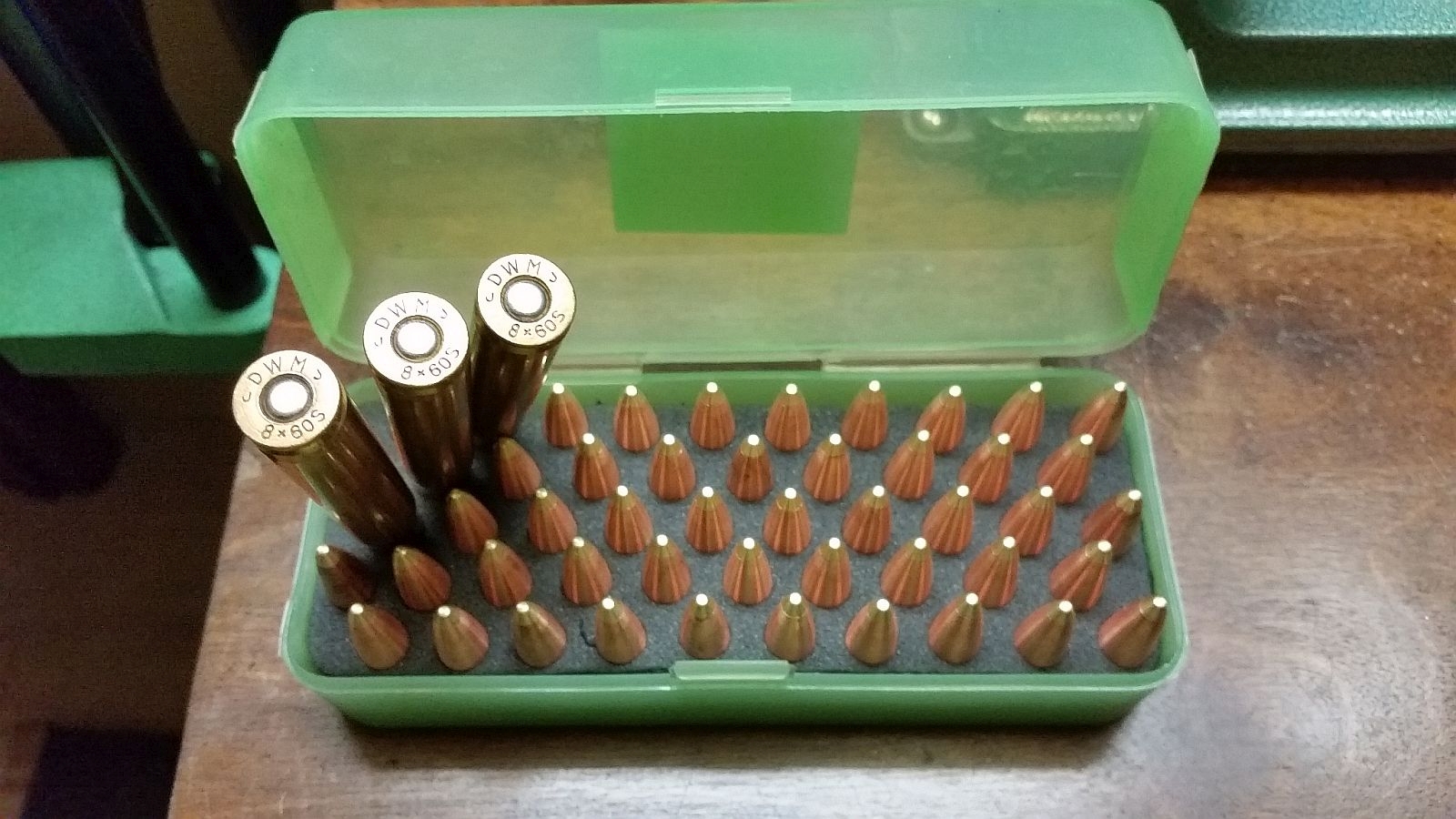 8x60s Mauser with Peregrine VRG-4 160gr